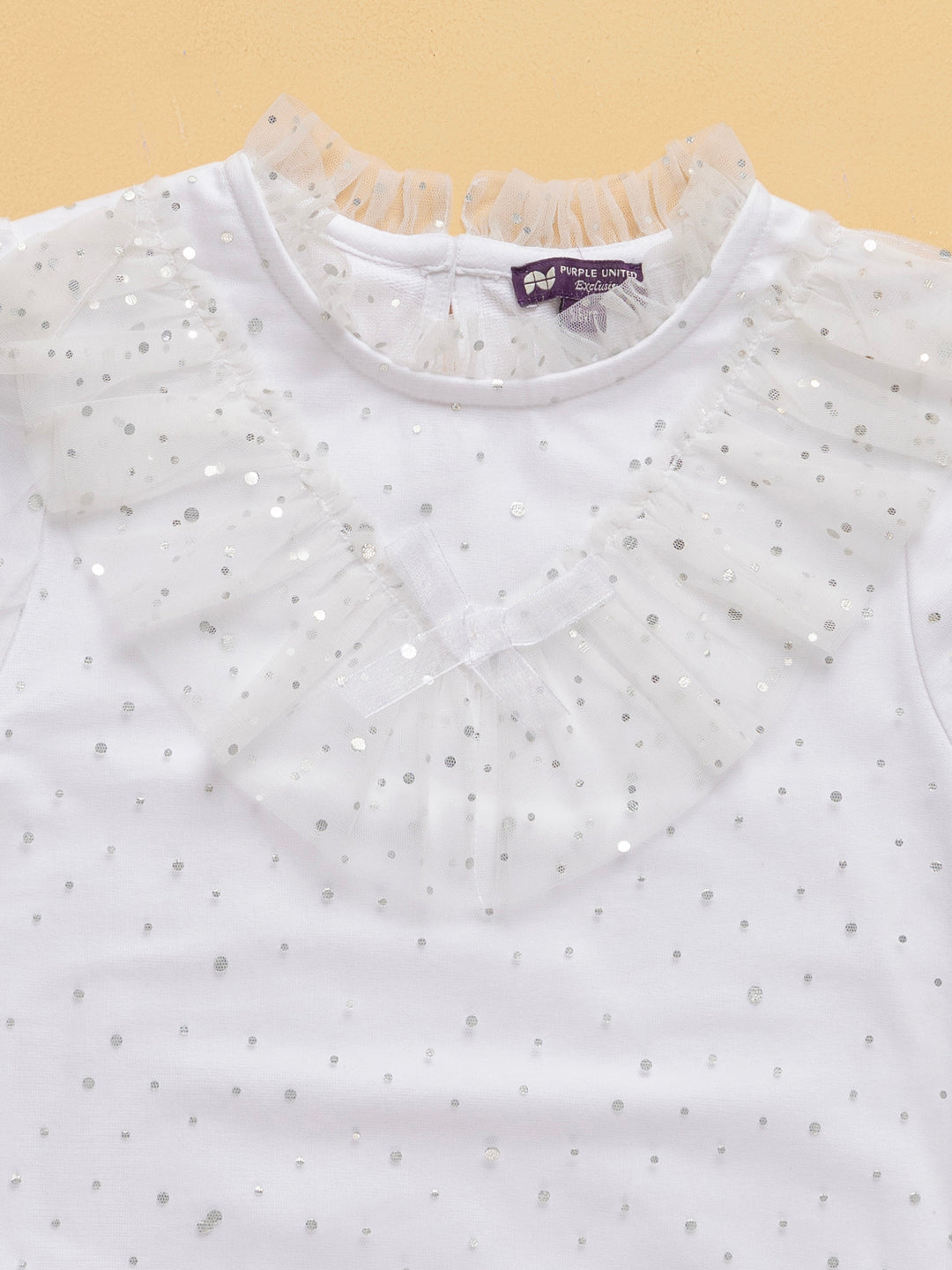 Kids Girls Cotton Full Sleeves Round Neck Sweatshirt