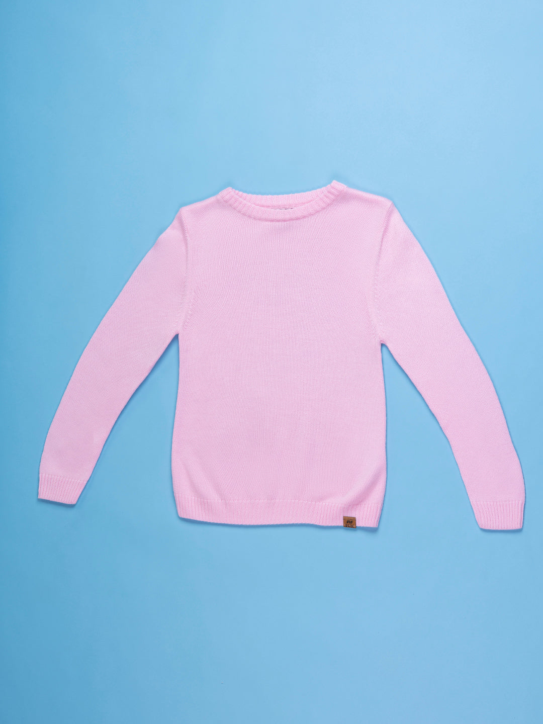 Kids Cotton Full Sleeves Classic Crew Neck Pullover Sweater