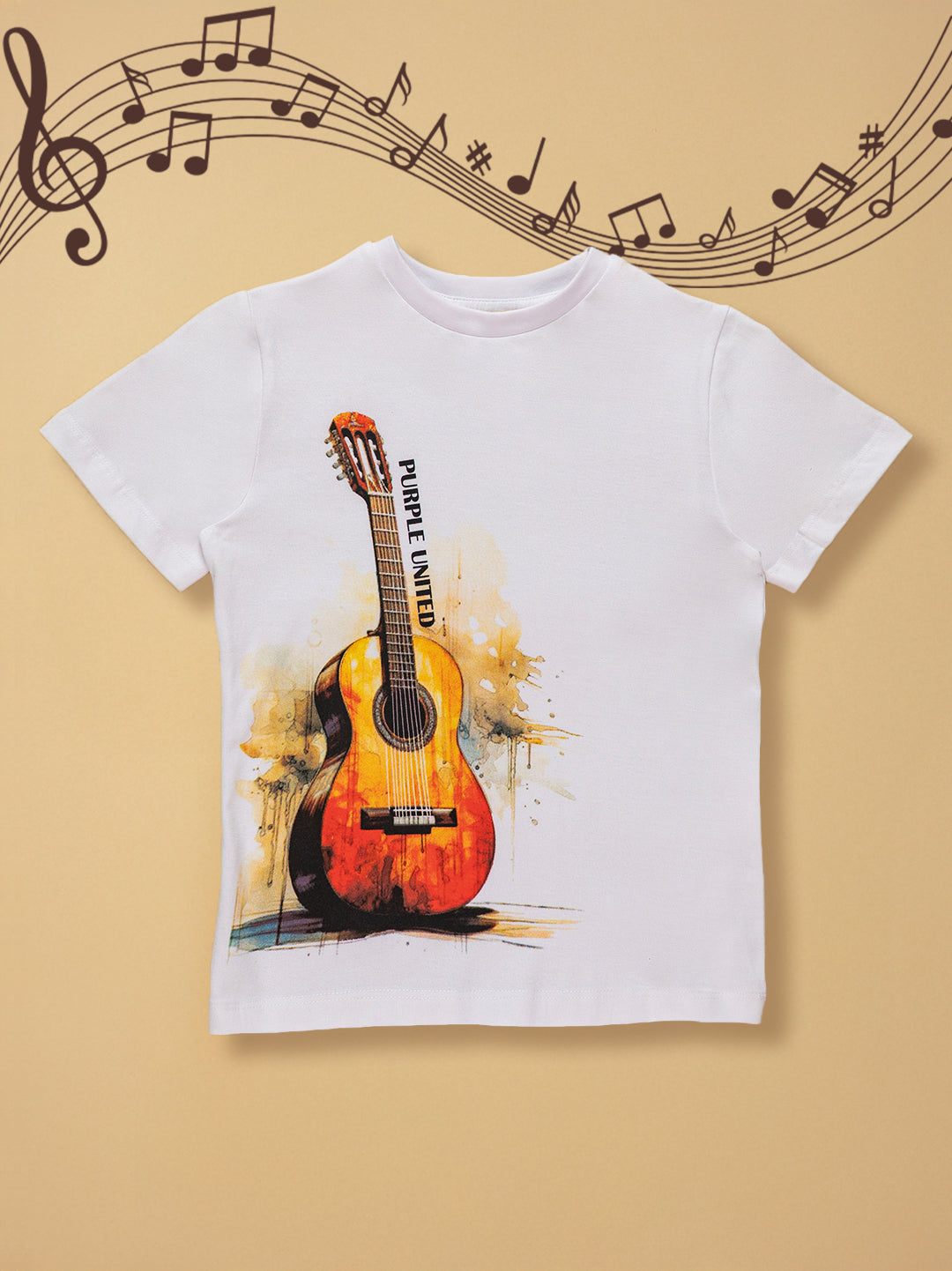 Kids Boys Cotton Blend Half Sleeves Graphic Printed T-Shirt
