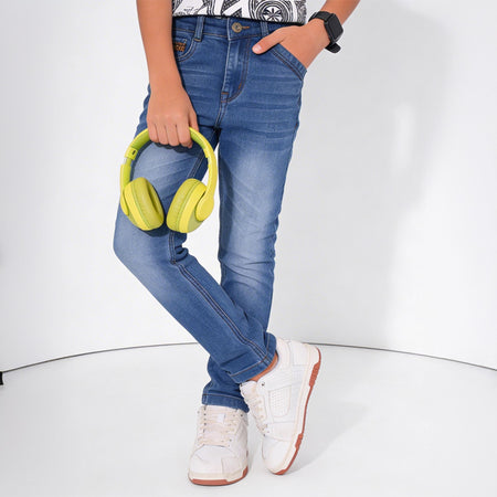 Boys Blue Classic Skinny Fit Denim Jeans