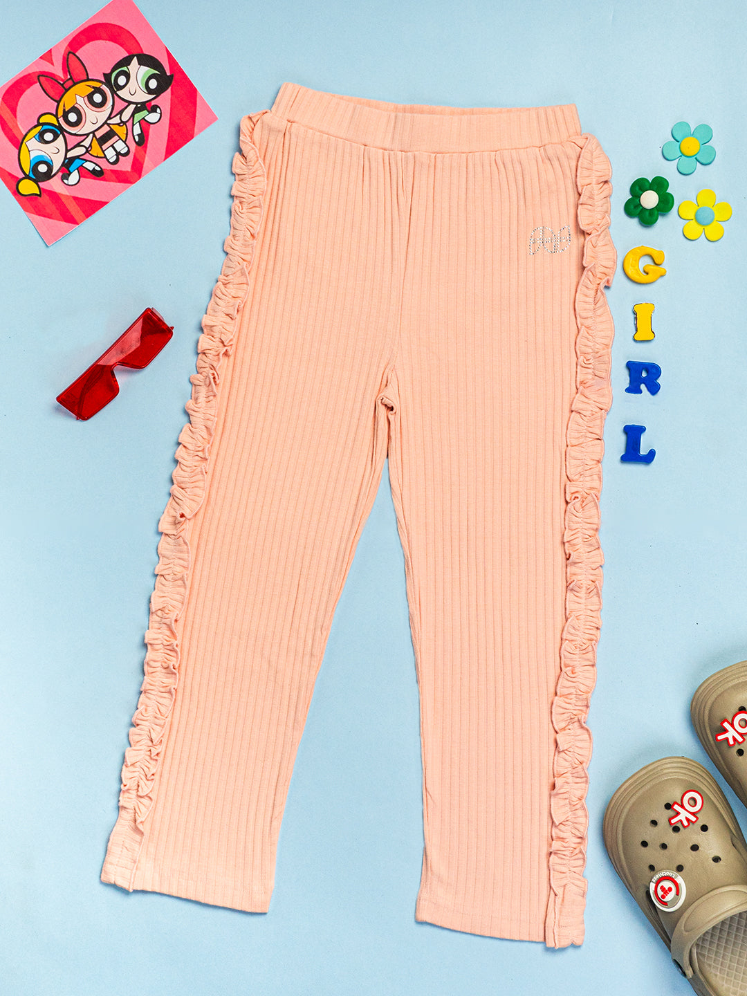 Boys Colorblock Trouser Soft Cotton Relaxed Fit Casual Wear For Kids