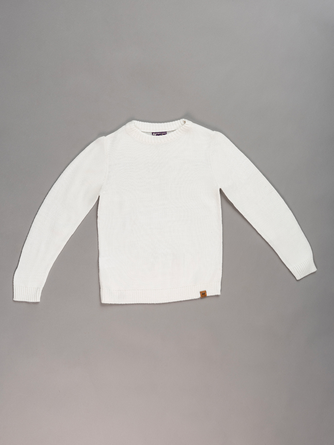 Kids Cotton Full Sleeves Classic Crew Neck Pullover Sweater