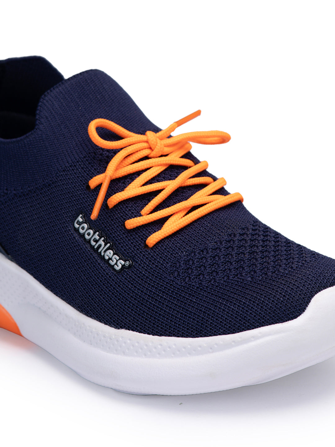 Boys Sports Shoes Lightweight Knit Sneakers with Cushioned Sole Lace-Up Running Shoes Breathable & Anti-Skid Sole