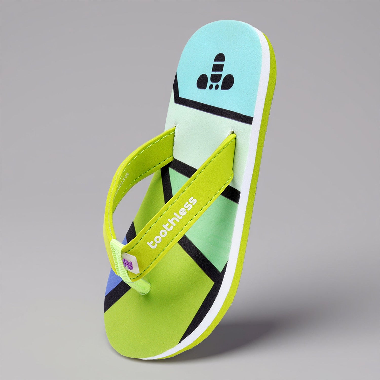 Kids Boys Flip Flops Casual Slip-On Slippers Anti-Skid Sole Easy to Clean Vibrant Digital Print Lightweight Comfortable Wear for Kids