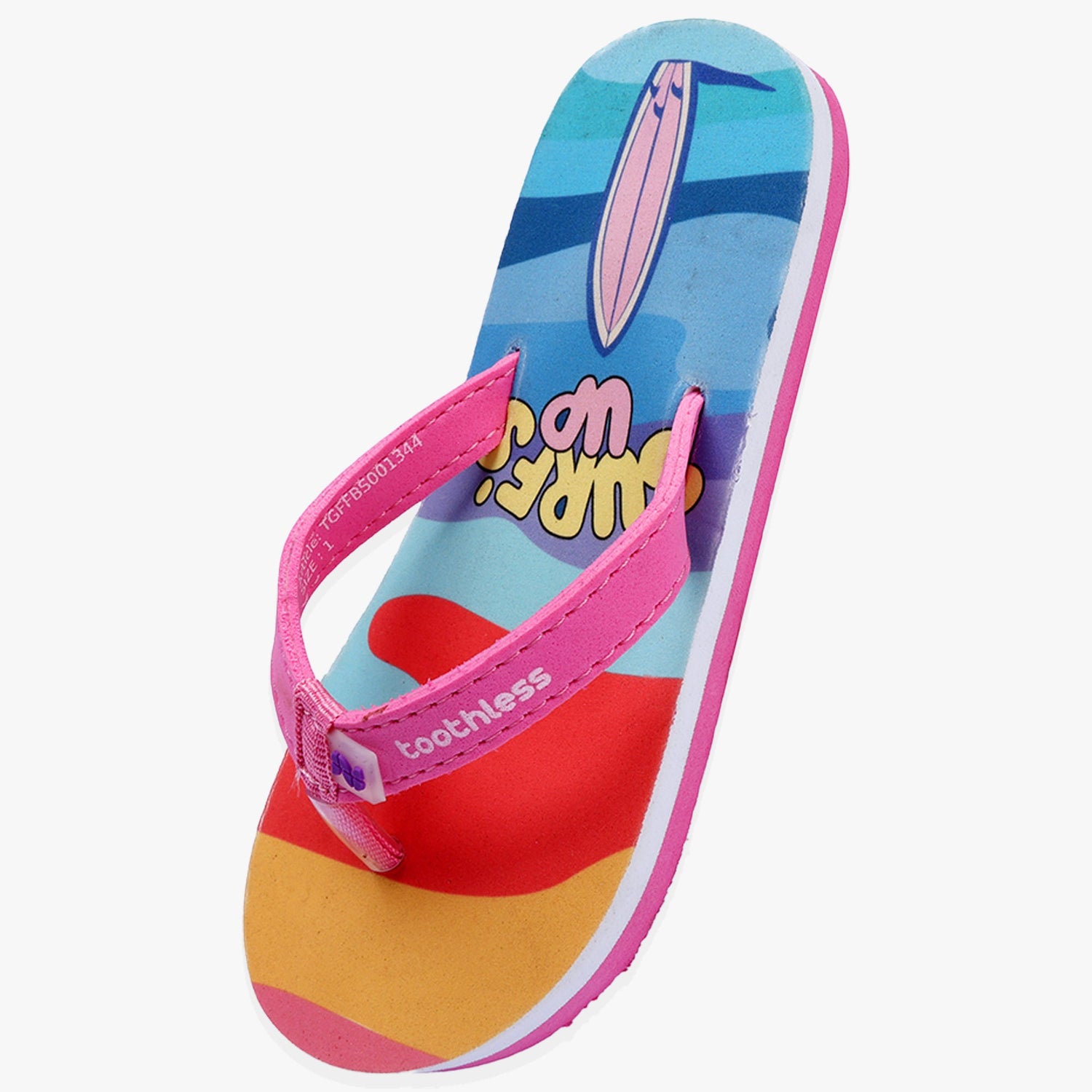 Girls Flip Flops with EVA Sole Lightweight & Comfortable Slippers for Kids