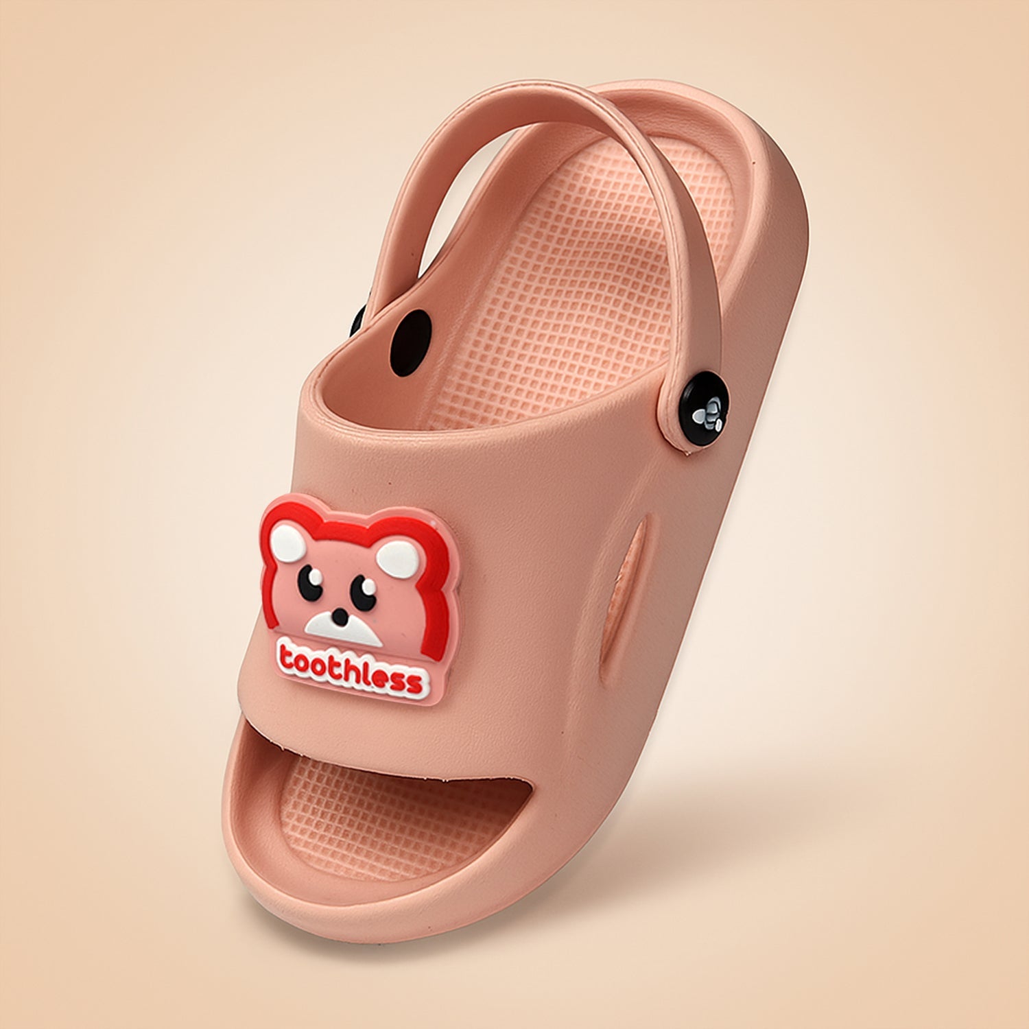 Kids Teddy Design clogs with Attractive Foxing Detail Clogs