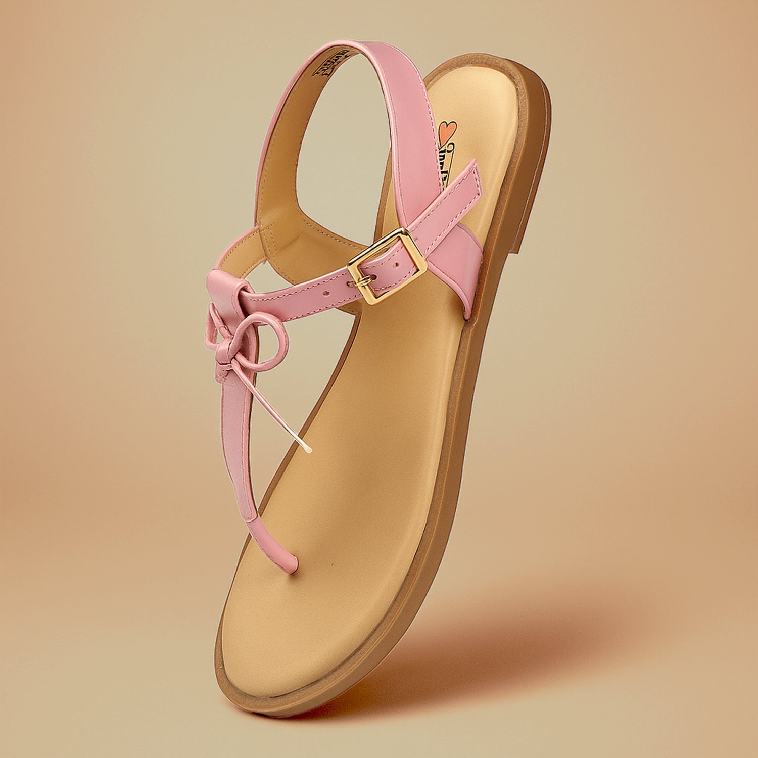 Girls Pink Shimmery Sandals Lightweight Comfortable Flat Sandals for Girls Cushioned Footbed & Anti-Skid Sole Adjustable Buckle Casual Wear Partywear footwear for girls