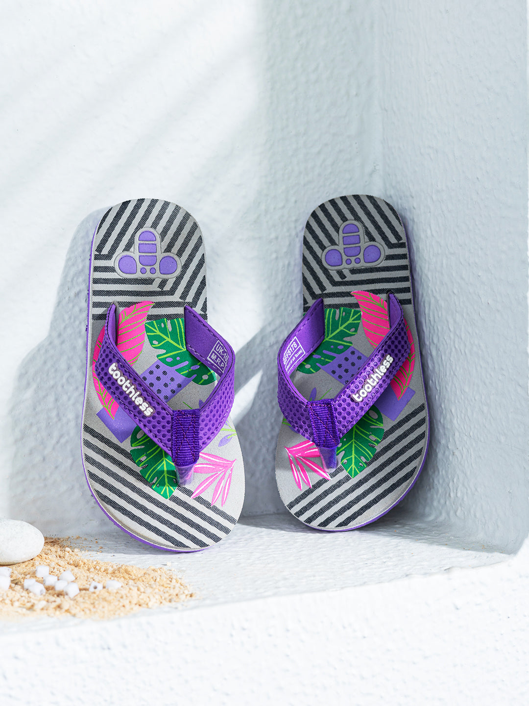 Girls Flip Flops with EVA Upper & EVA Sole Lightweight & Comfortable Slippers for Kids