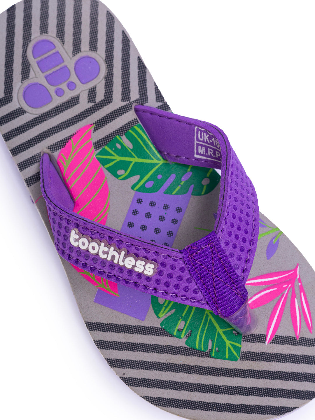 Girls Flip Flops with EVA Upper & EVA Sole Lightweight & Comfortable Slippers for Kids
