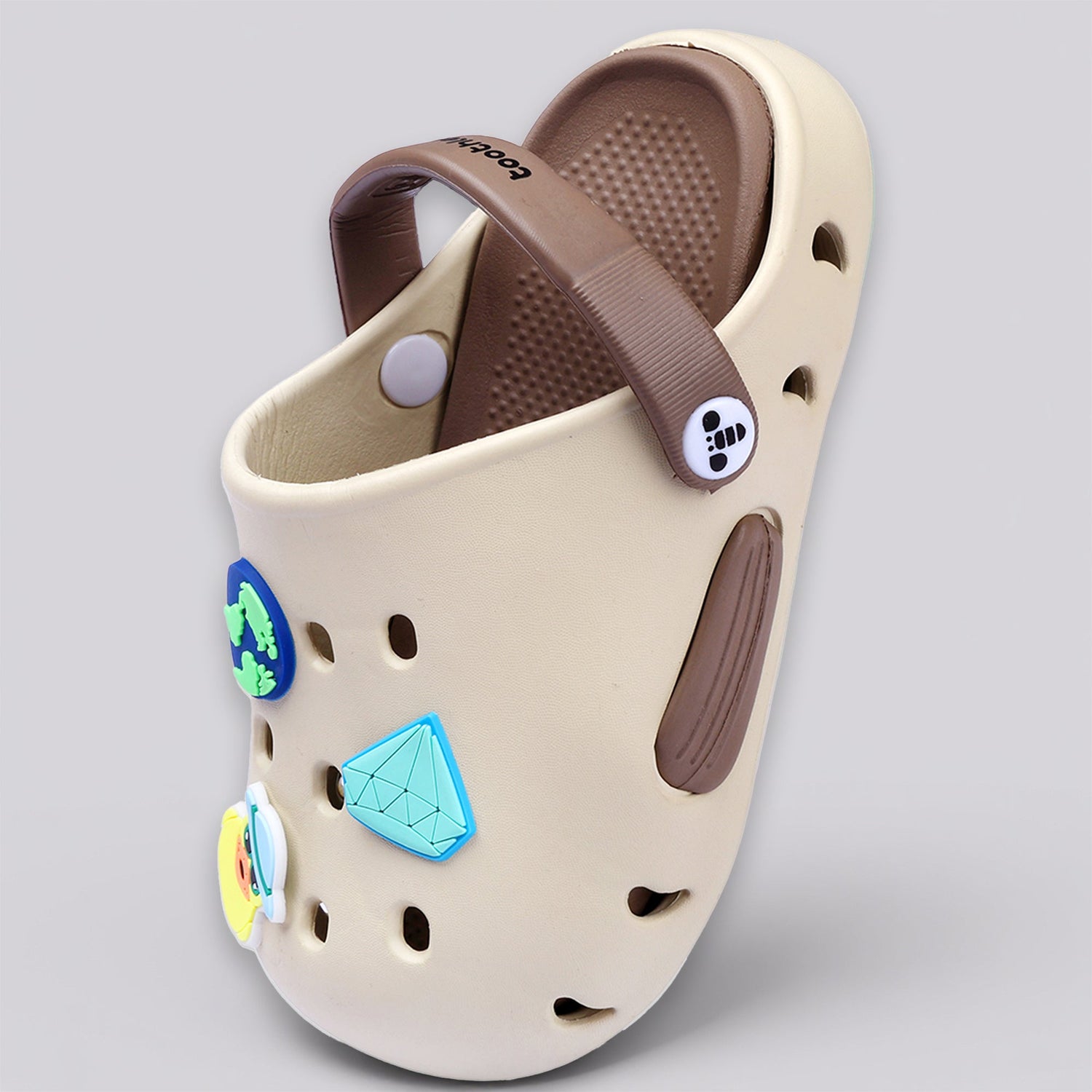Boys Stylish Toe Foxing Eva clogs, Durable Washable Lightweight Comfortable Wear